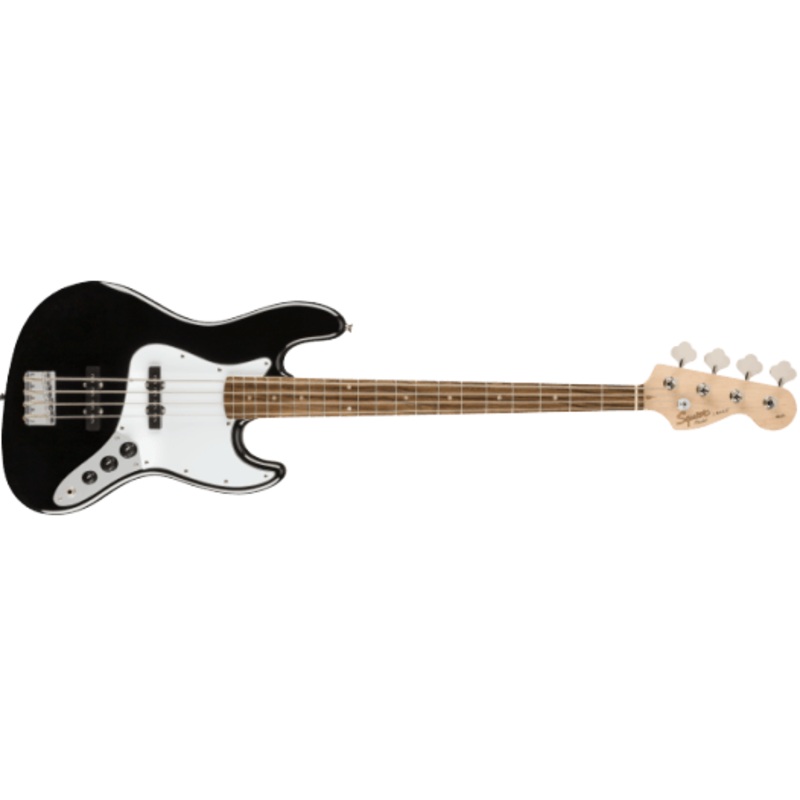 Squier Affinity Series Jazz Bass, Laurel Fingerboard, Black Bass Guitar - ULT975560815213