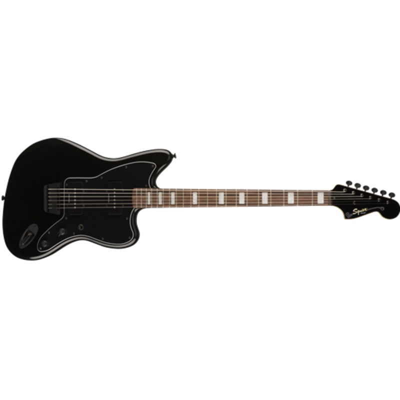 Squier Vintage Modified Baritone Jazzmaster, Rosewood Fingerboard, Transparent Black - ULT975560815235