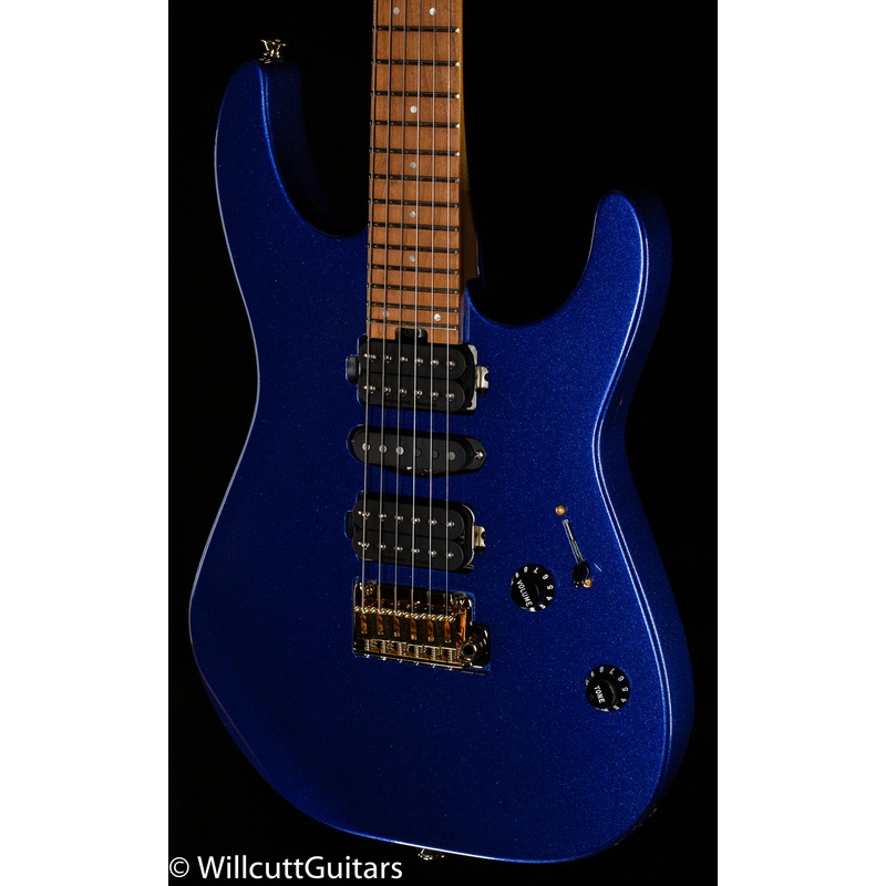 Charvel Pro-Mod DK24 HSH 2PT CM, Caramelized Maple Fingerboard, Mystic Blue - ULT975560814861