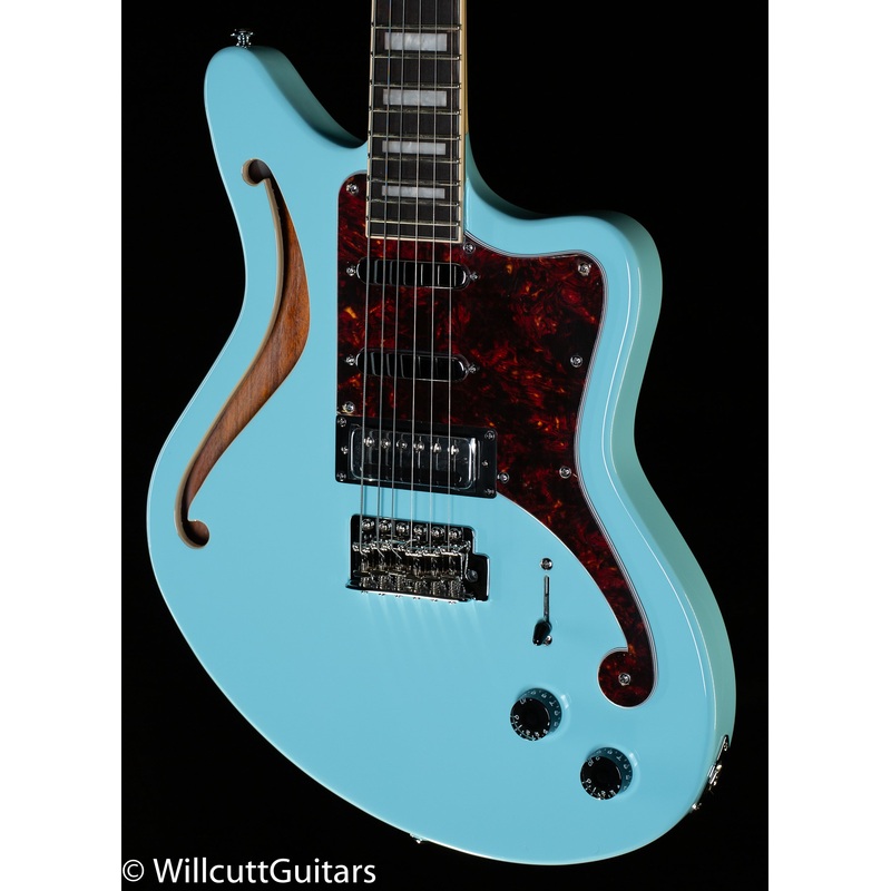 D'Angelico Premier Bedford SH - Sky Blue - ULT975560814637