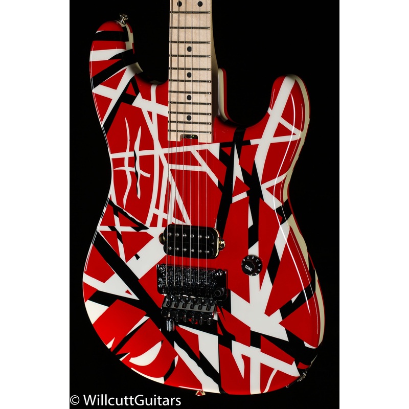 EVH Striped Series Red with Black Stripes - ULT975560814648