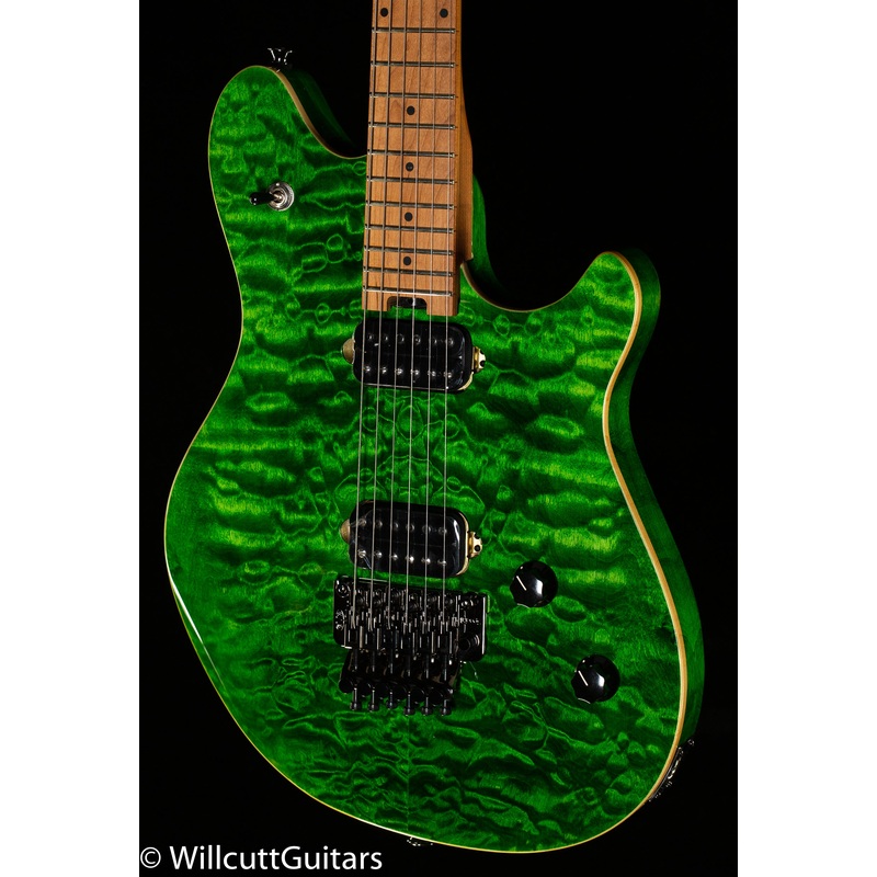 EVH Wolfgang WG Standard QM Transparent Green - ULT975560814694