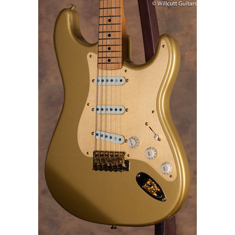 Fender 50th Anniversary Golden Stratocaster Aztec Gold USED - ULT975560814790