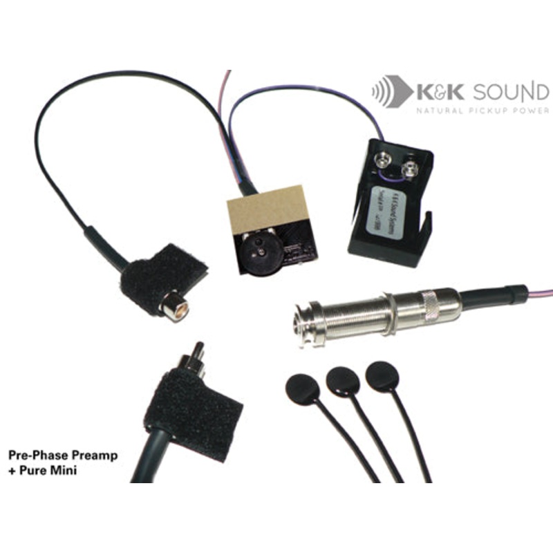 K&K Pure Mini + Pre-Phase Miniature Preamp - ULT975560814822