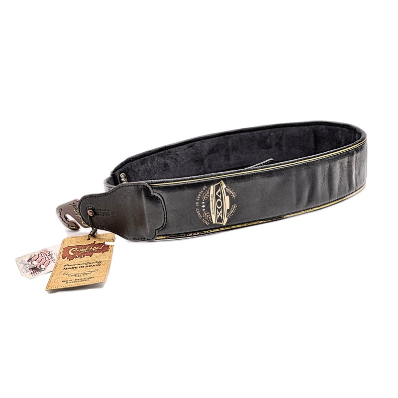 Vox 60th Anniversary Guitar Strap Black - ULT975560814787