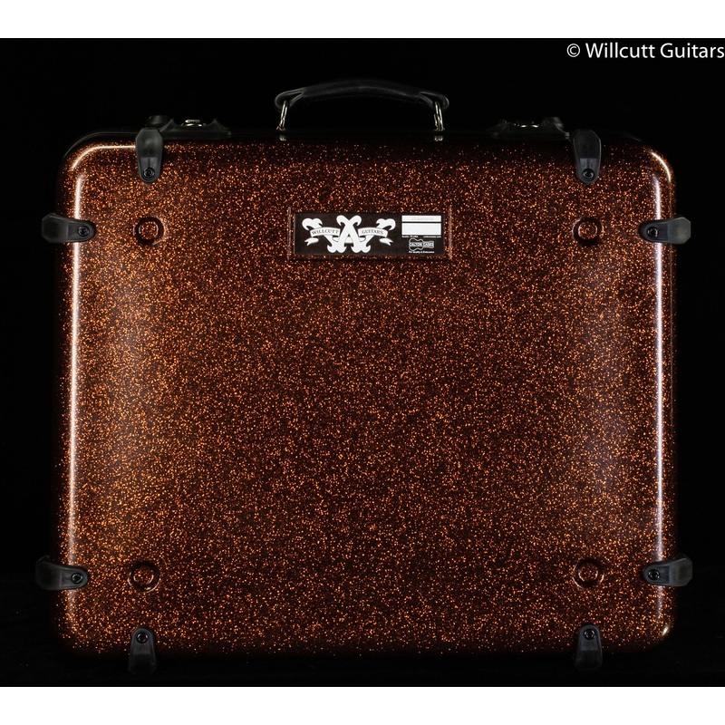 Calton Cases Pedal Board Case, Bronze Sparkle Exterior/ Black Interior - ULT975560814450