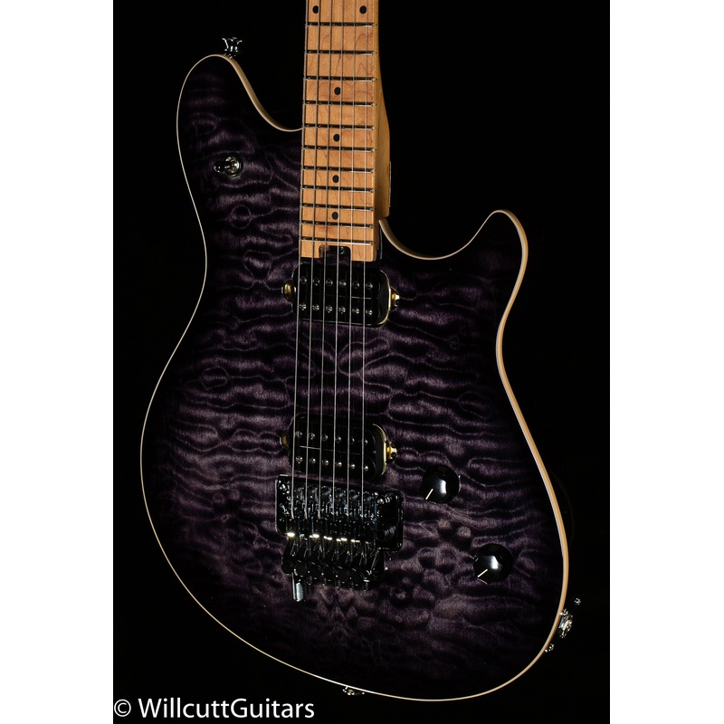 Charvel Wolfgang Special QM Charcoal Burst Baked Maple Fingerboard - ULT975560814525