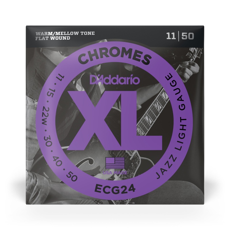 D'Addario ECG24 11-50 Jazz Light, XL Chromes - ULT975560814559