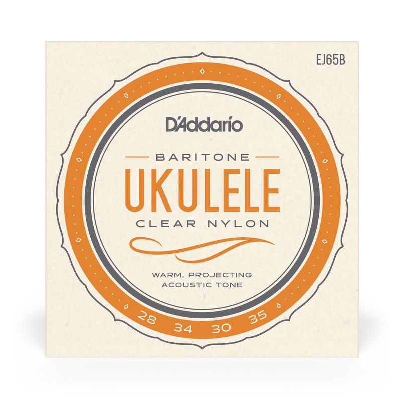D'Addario EJ65B Baritone, Pro-Arte Custom Extruded Nylon, Ukulele - ULT975560814561