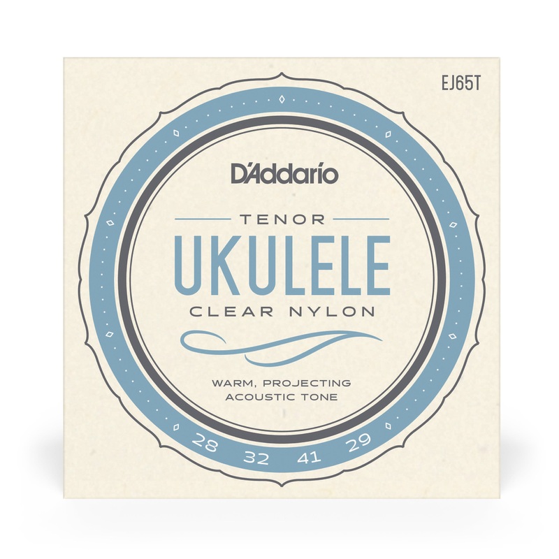 D'Addario EJ65T Tenor, Pro-Arte Custom Extruded Nylon, Ukulele - ULT975560814546
