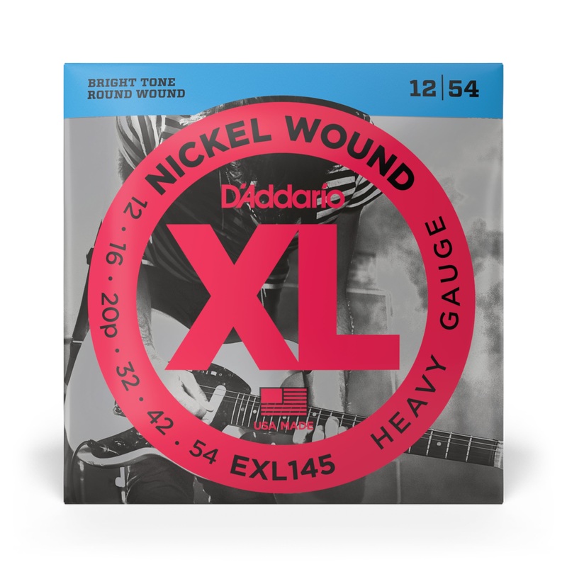 D'Addario EXL145 12-54 Heavy, Plain 3rd, XL Nickel - ULT975560814600