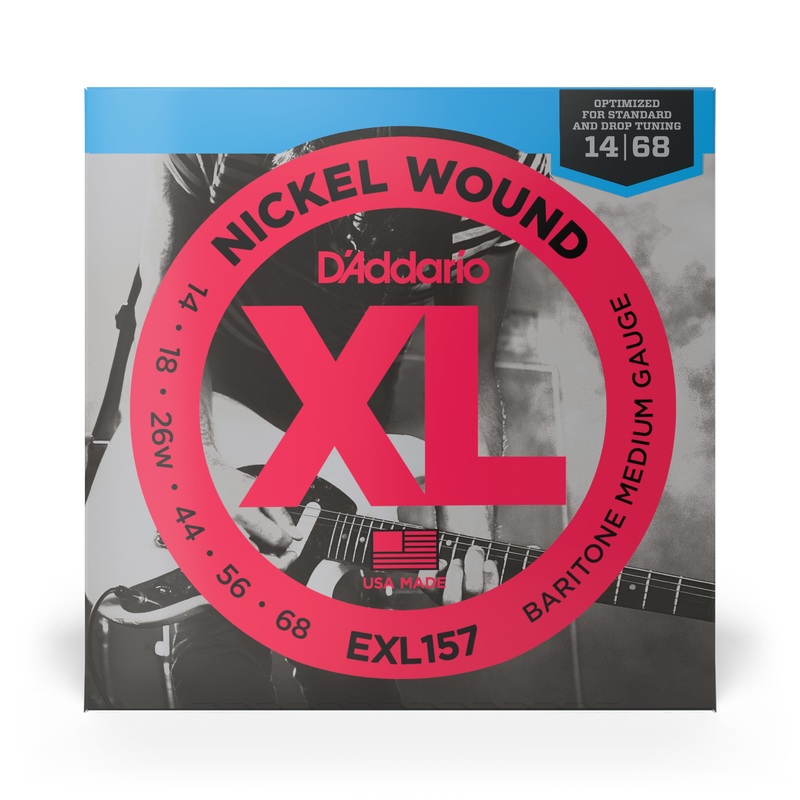 D'Addario EXL157 14-68 Baritone Medium, XL Nickel - ULT975560814570
