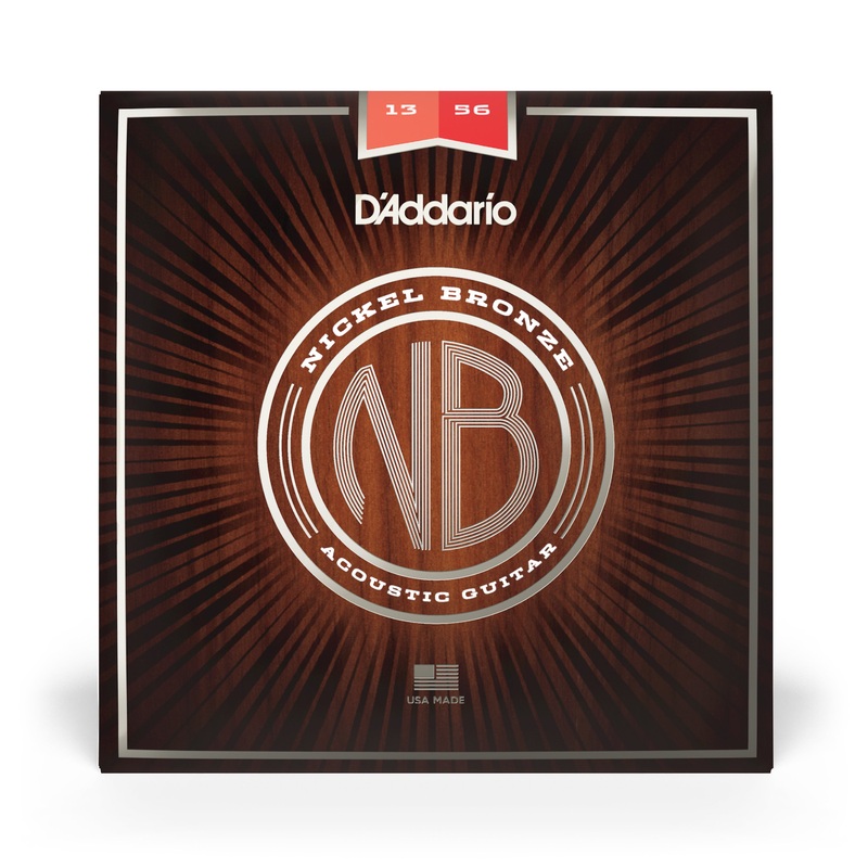 D'Addario NB1356 13-56 Medium, Nickel Bronze - ULT975560814572