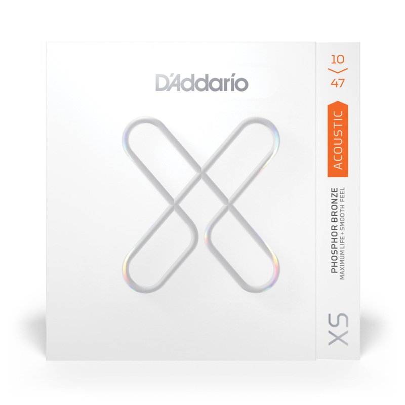 D'Addario XSAPB1047 10-47 Extra Light, XS Coated Phosphor Bronze - ULT975560814541