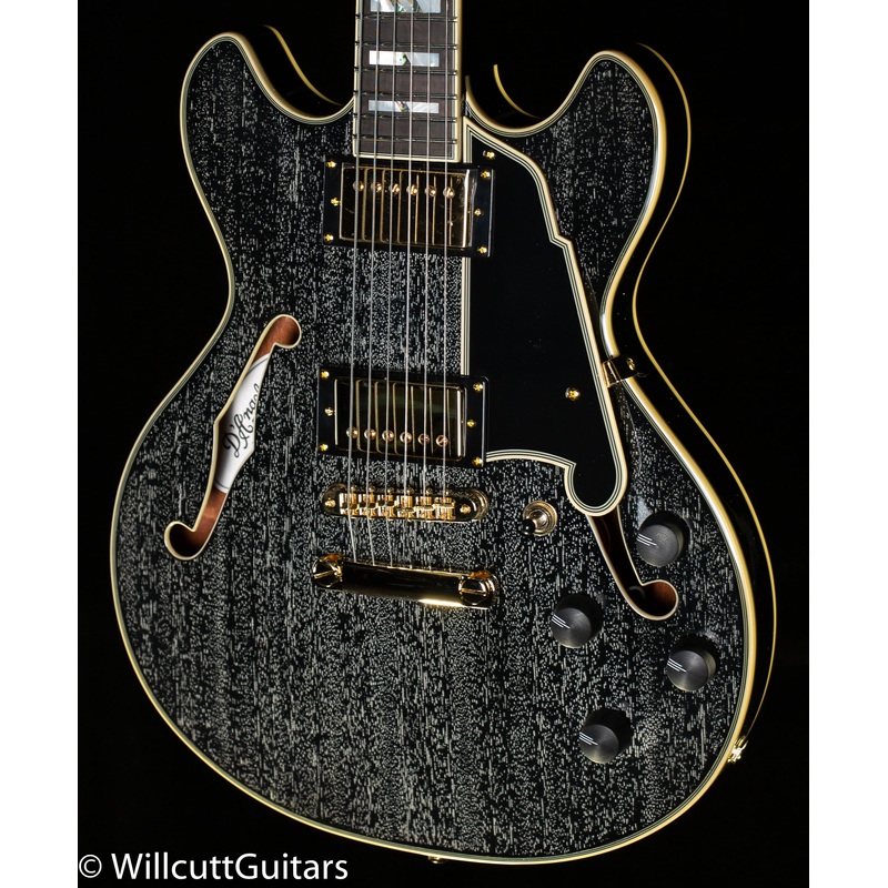 D'Angelico Excel Mini DC Black Dog - ULT975560814407