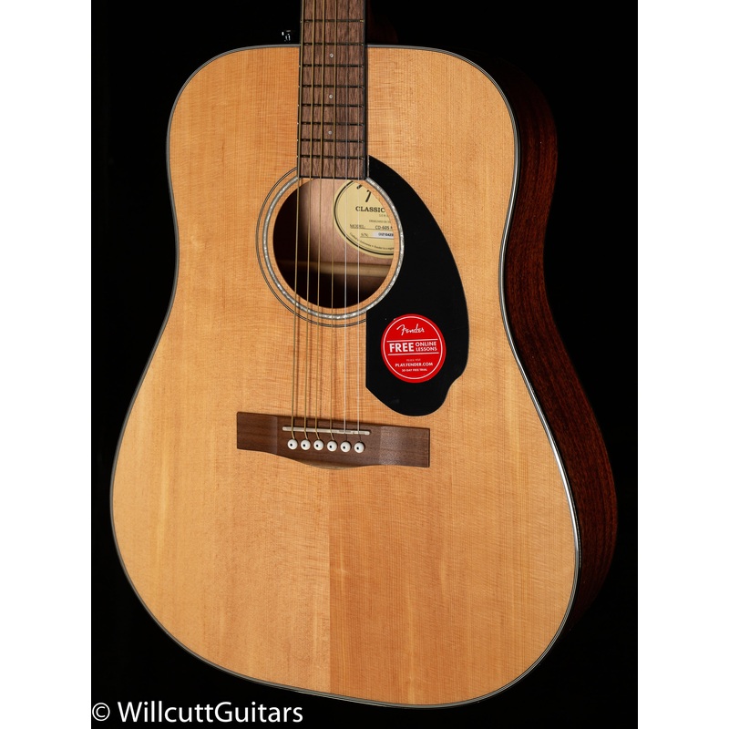 Fender CD-60S Dreadnought Natural Walnut Fingerboard - ULT975560814509