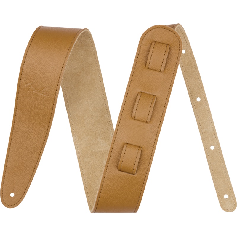 Fender Limited Leather Strap, Laurel Tan - ULT975560814343