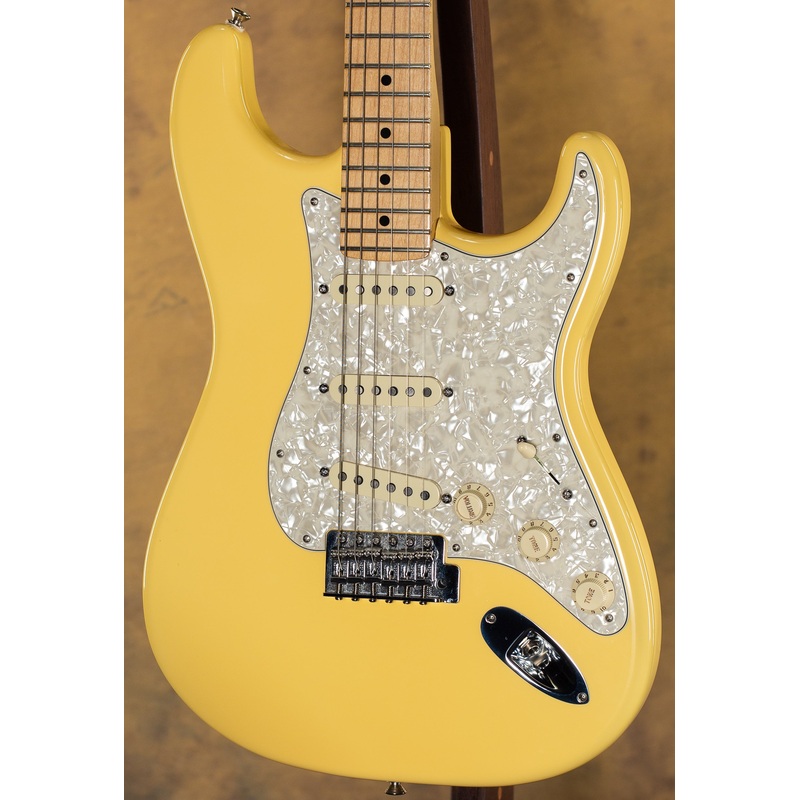 2014 Fender Deluxe Roadhouse Stratocaster Vintage White Maple - ULT975560813776