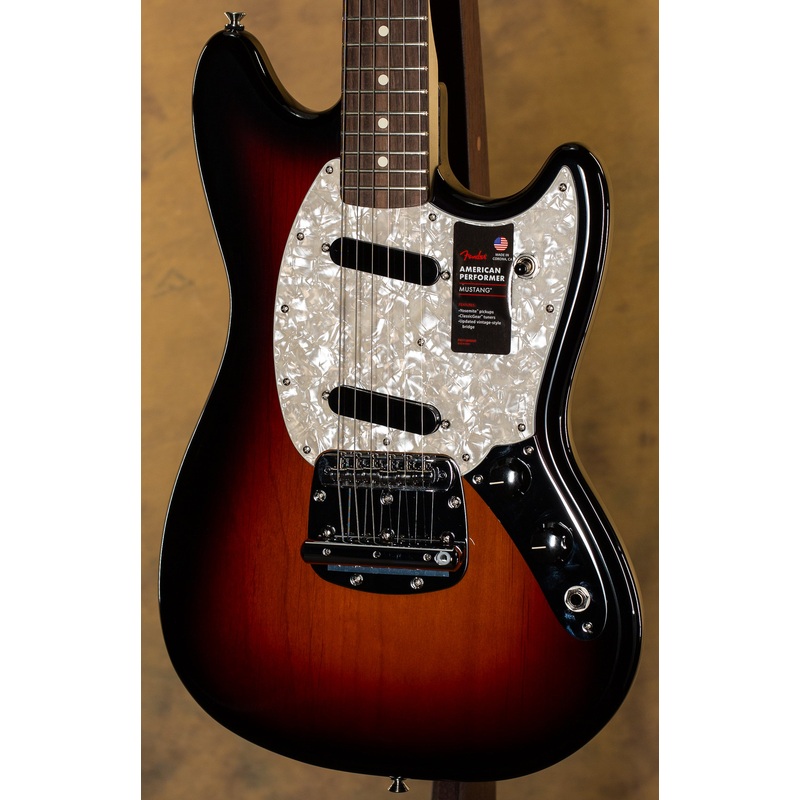 2022 Fender American Performer Mustang Sunburst - ULT975560813706