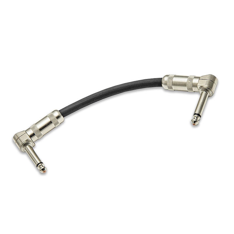 Analysis Plus Black Oval 6" Patch Cable Standard 90 Plug - Pair - ULT975560813663