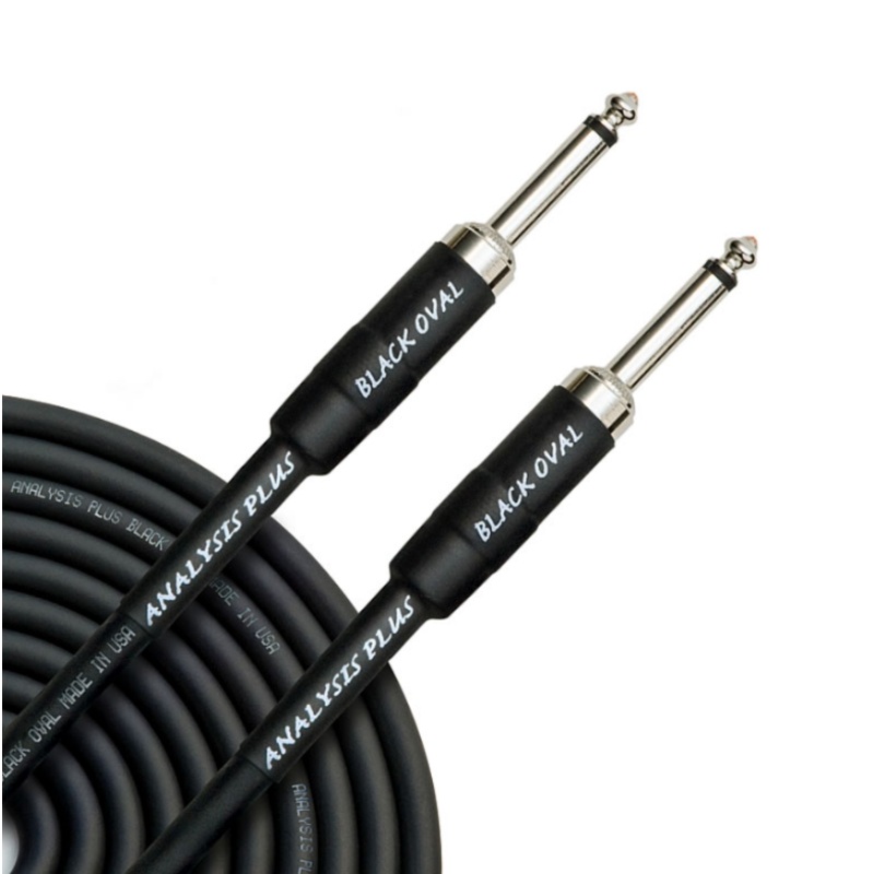 Analysis Plus Black Oval Standard Plug - ULT975560814125