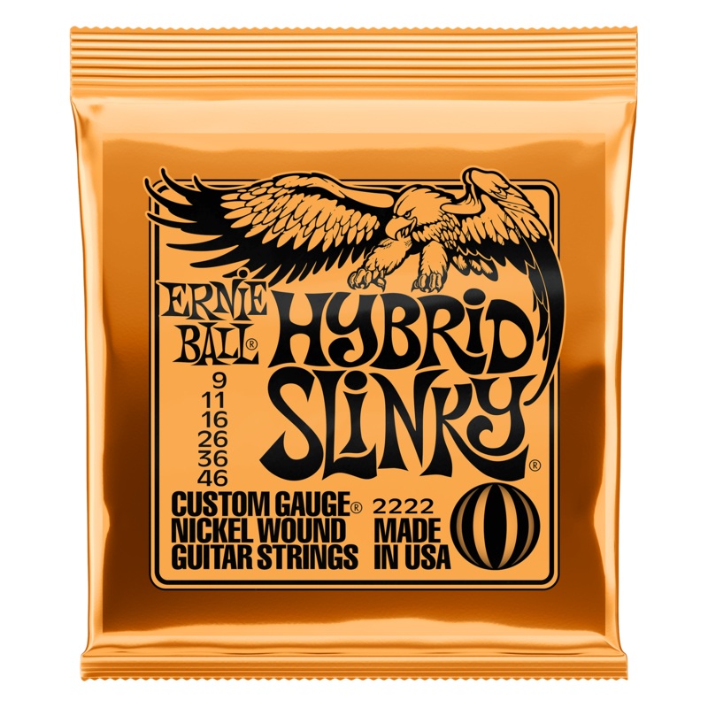Ernie Ball Hybrid Slinky Nickel Wound Electric Guitar Strings - 9-46 Gauge - ULT975560814065