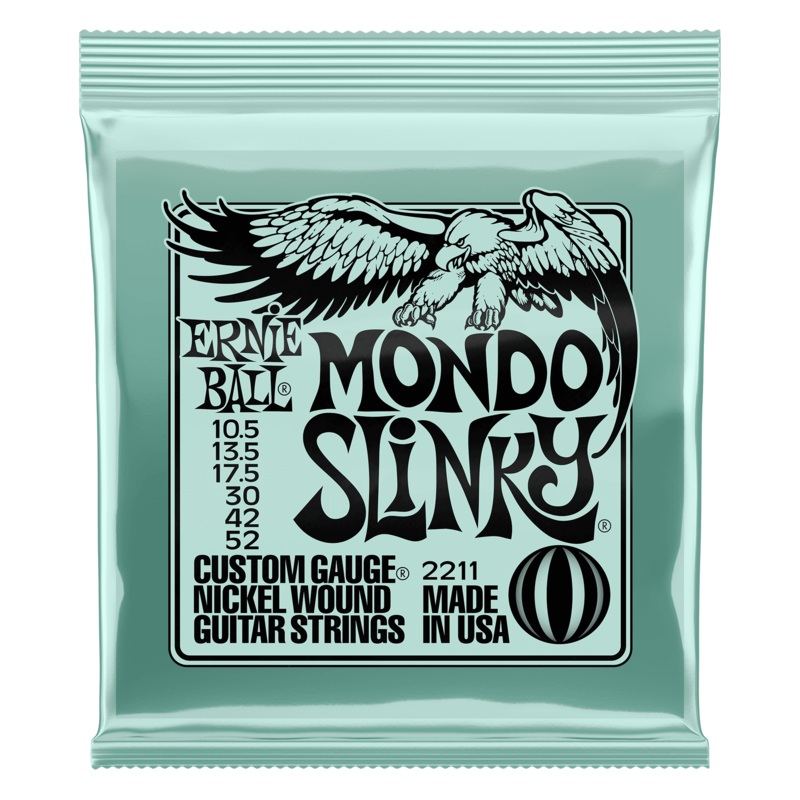 Ernie Ball Mondo Slinky Nickel Wound Electric Guitar Strings - 10.5-52 Gauge - ULT975560814067