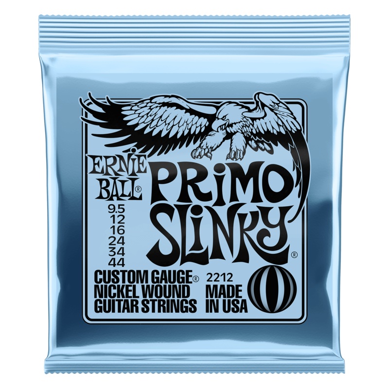 Ernie Ball Primo Slinky Nickel Wound Electric Guitar Strings - 9.5-44 Gauge - ULT975560814063