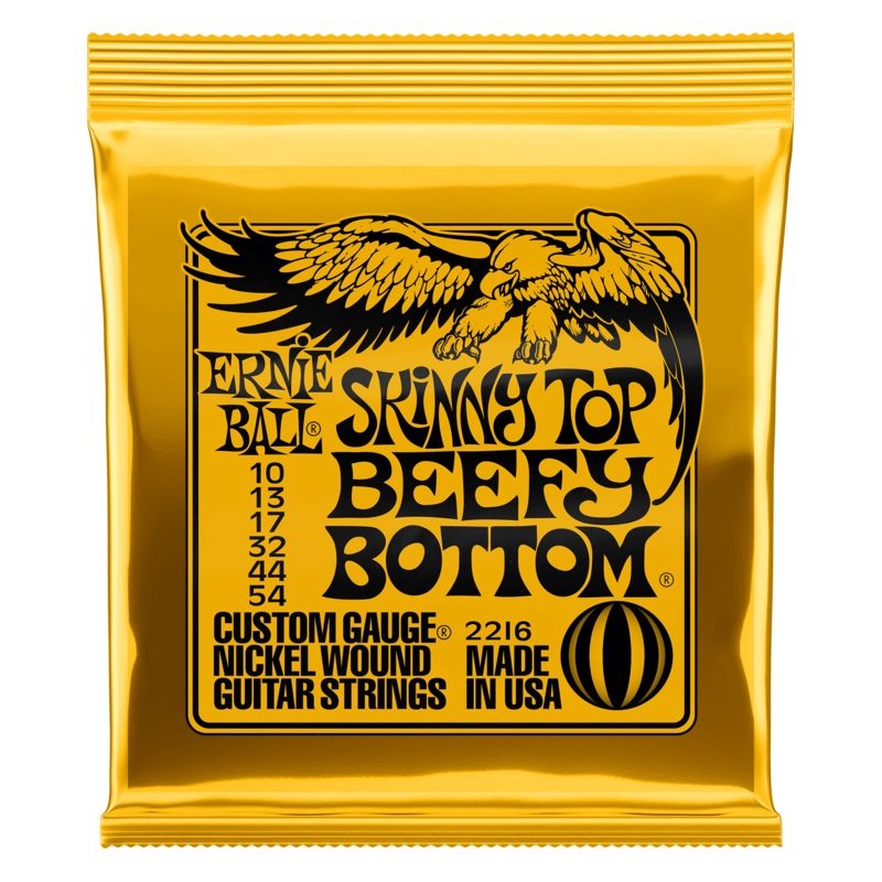 Ernie Ball Skinny Top Beefy Bottom Slinky Nickel Wound Electric Guitar Strings - 10-54 Gauge - ULT975560814060