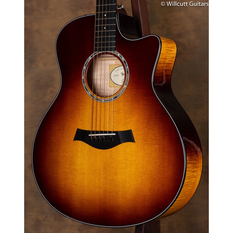 Taylor 2018 LTD 416ce Spruce Big Leaf Maple Tobacco Sunburst USED - ULT975560814193