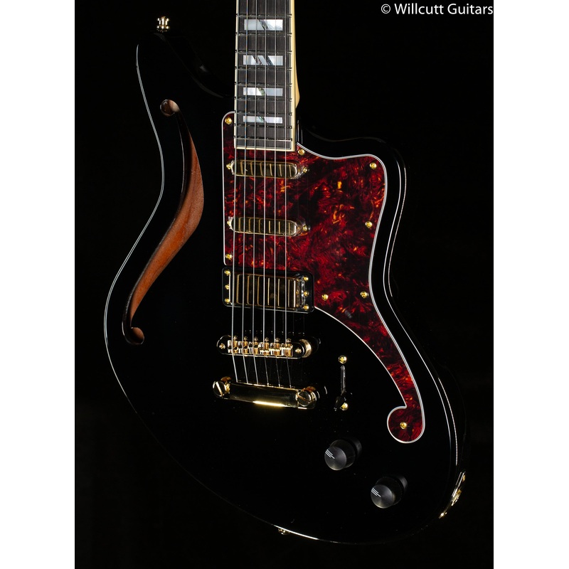 D'Angelico Deluxe Bedford SH Black (148) - ULT975560813352