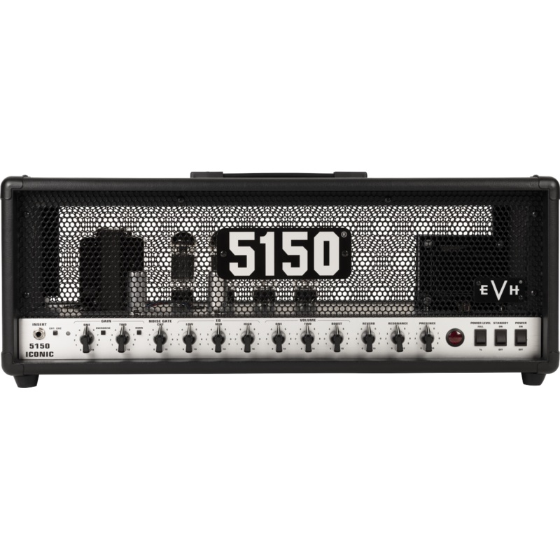 EVH 5150 Iconic Series 80W Head, Black - ULT975560813556