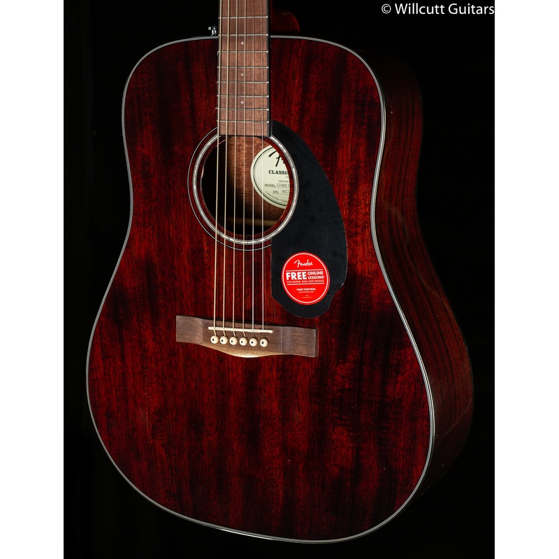 Fender CD-60S Dreadnought All Mahogany Walnut Fingerboard - ULT975560813497