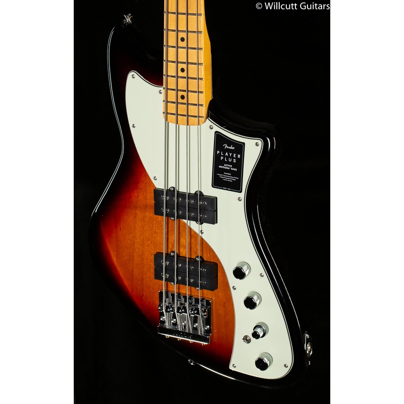 Fender Player Plus Active Meteora Bass Maple Fingerboard 3-Color Sunburst Bass Guitar - ULT975560813235