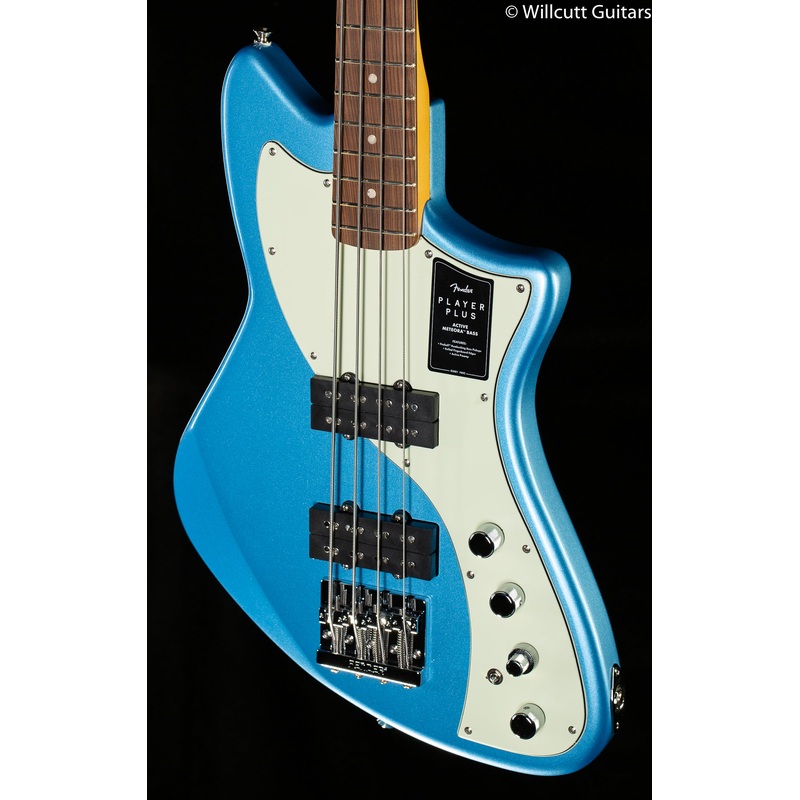 Fender Player Plus Active Meteora Bass Pau Ferro Fingerboard Opal Spark Bass Guitar - ULT975560813205