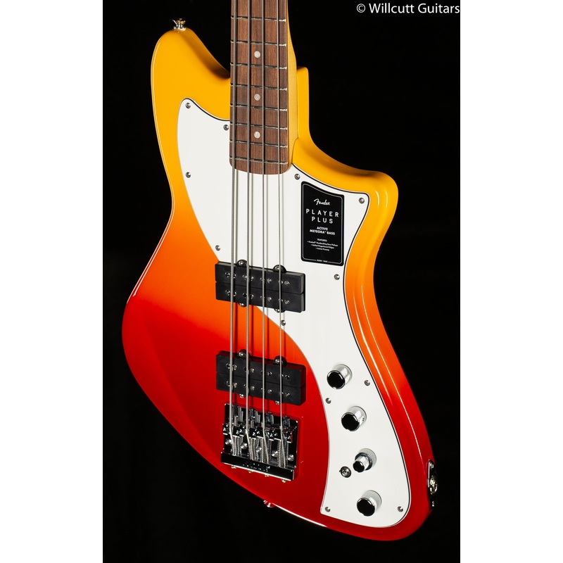 Fender Player Plus Active Meteora Bass Pau Ferro Fingerboard Tequila Sunrise Bass Guitar - ULT975560813234