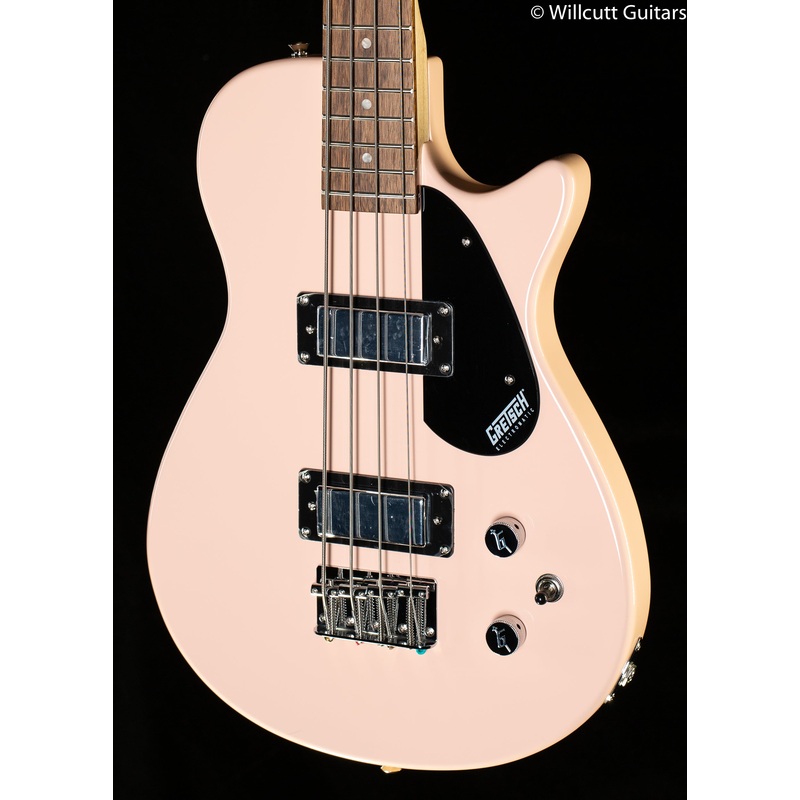 Gretsch G2220 Electromatic Junior Jet Bass II Short-Scale Black Walnut Fingerboard Shell Pink Bass Guitar - ULT975560813264