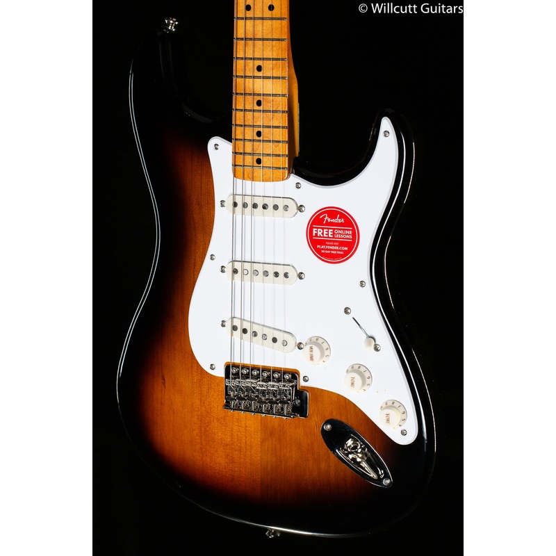 Squier Classic Vibe '50s Stratocaster, Maple Fingerboard, 2-Color Sunburst - ULT975560813642