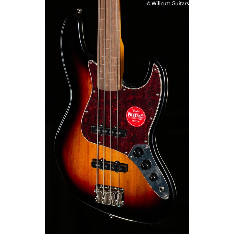 Squier Classic Vibe '60s Jazz Bass 3-Tone Sunburst Bass Guitar - ULT975560813440