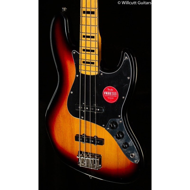 Squier Classic Vibe '70s Jazz Bass 3-Tone Sunburst Bass Guitar - ULT975560813422