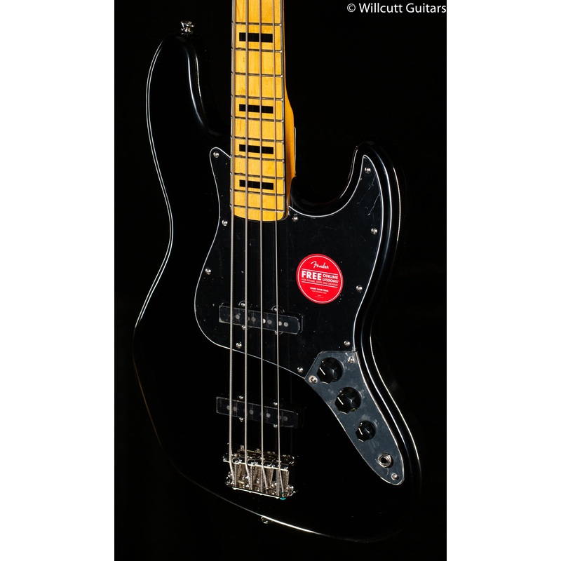 Squier Classic Vibe '70s Jazz Bass MN Black Bass Guitar - ULT975560813474