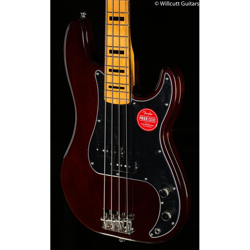 Squier Classic Vibe '70s Precision Bass, Maple Fingerboard, Walnut Bass Guitar - ULT975560813471