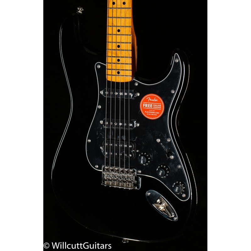 Squier Classic Vibe '70s Stratocaster HSS, Maple Fingerboard, Black - ULT975560813490