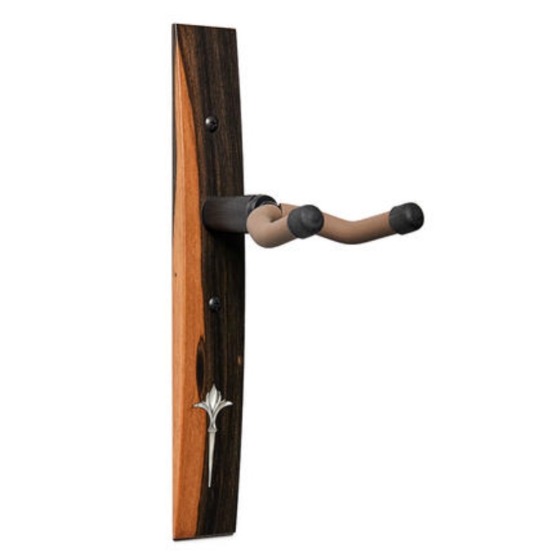 Taylor Guitar Hanger, Crelicam Ebony, Nouveau Italian Acrylic Inlay, White #70194 - ULT975560813550