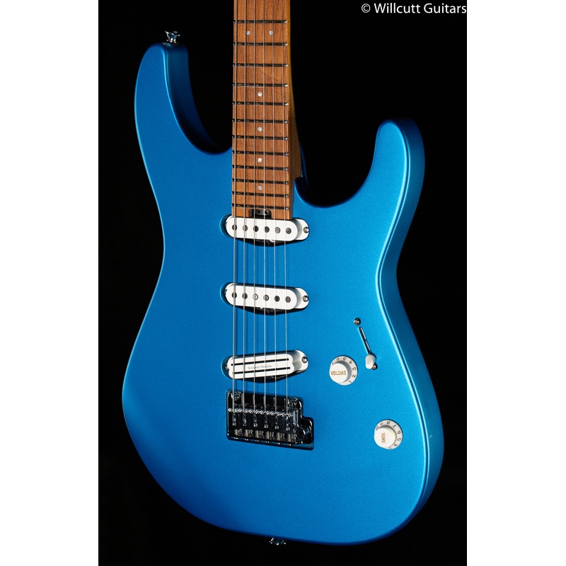 Charvel Pro-Mod DK22 SSS 2PT CM Caramelized Maple Fingerboard Electric Blue (659) - ULT975560812776