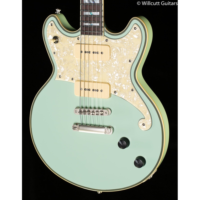 D'Angelico Deluxe Brighton LE Sage P-90's - ULT975560813139