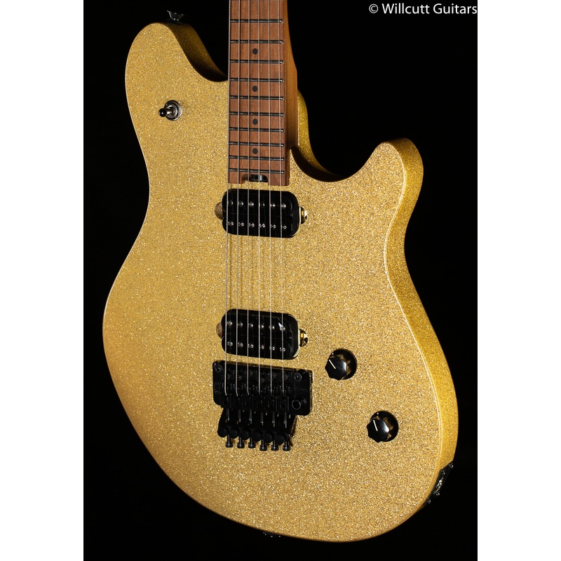 EVH Wolfgang WG Standard, Baked Maple Fingerboard, Gold Sparkle (117) - ULT975560812773