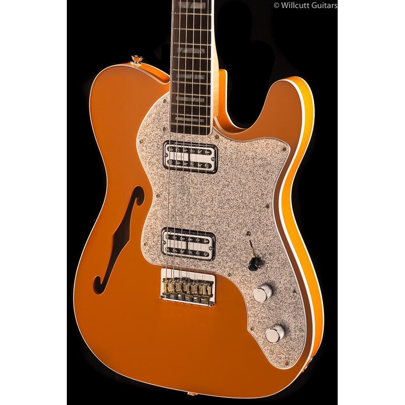 Fender 2018 Limited Edition Telecaster Thinline Super Deluxe Orange - ULT975560813191