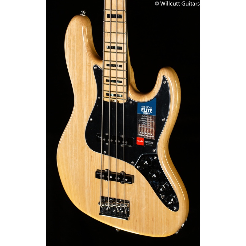 Fender American Elite Jazz Bass Natural - ULT975560813181
