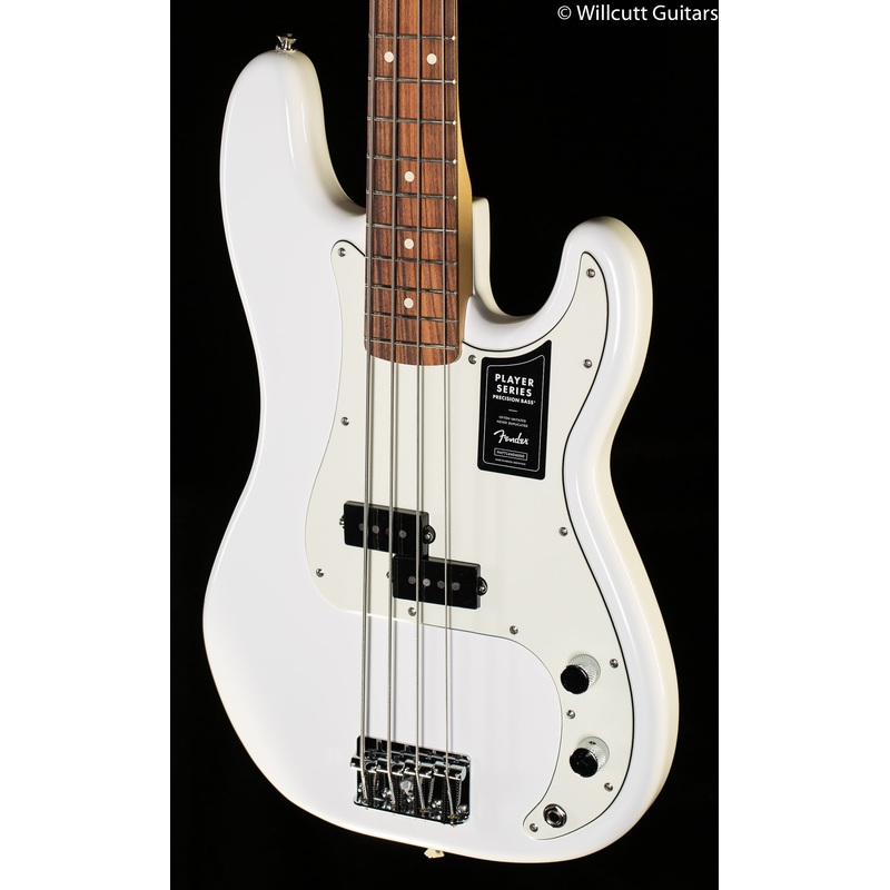 Fender Player Precision Bass Pau Ferro Fingerboard Polar White Bass Guitar - ULT975560813057